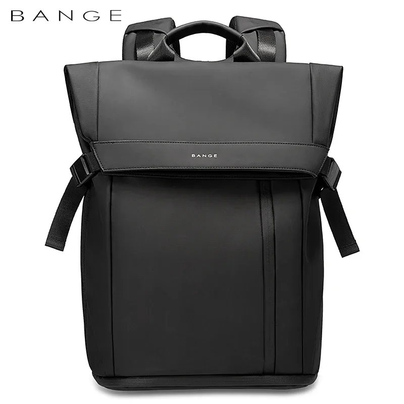 Sac Dos Oxford Polyester Noir Motif Solide Fermeture Couverture Poche Limon Bandoulière Arquée Usage Voyage Capacité 20 35 Litres