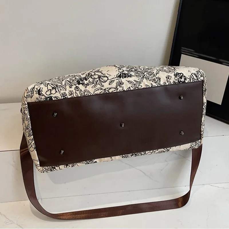 sac polochon de voyage pour courtes distances pour femmes, léger, pour fitness, bagages à main, randonnée en plein air, shopping, cartable rétro