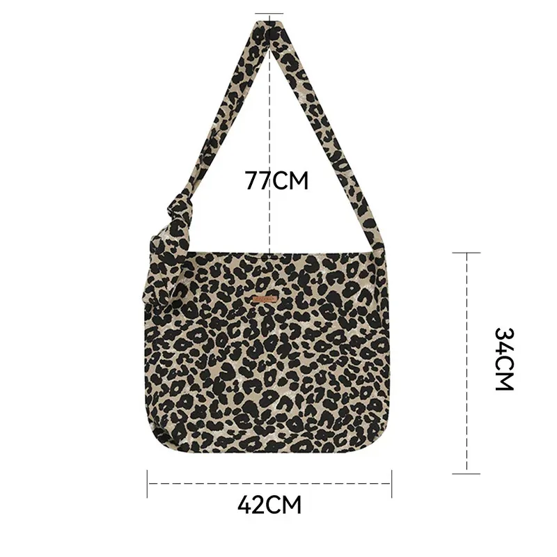 elfsack 2025 hiver nouveautés y2k sac à bandoulière léopard pour femme