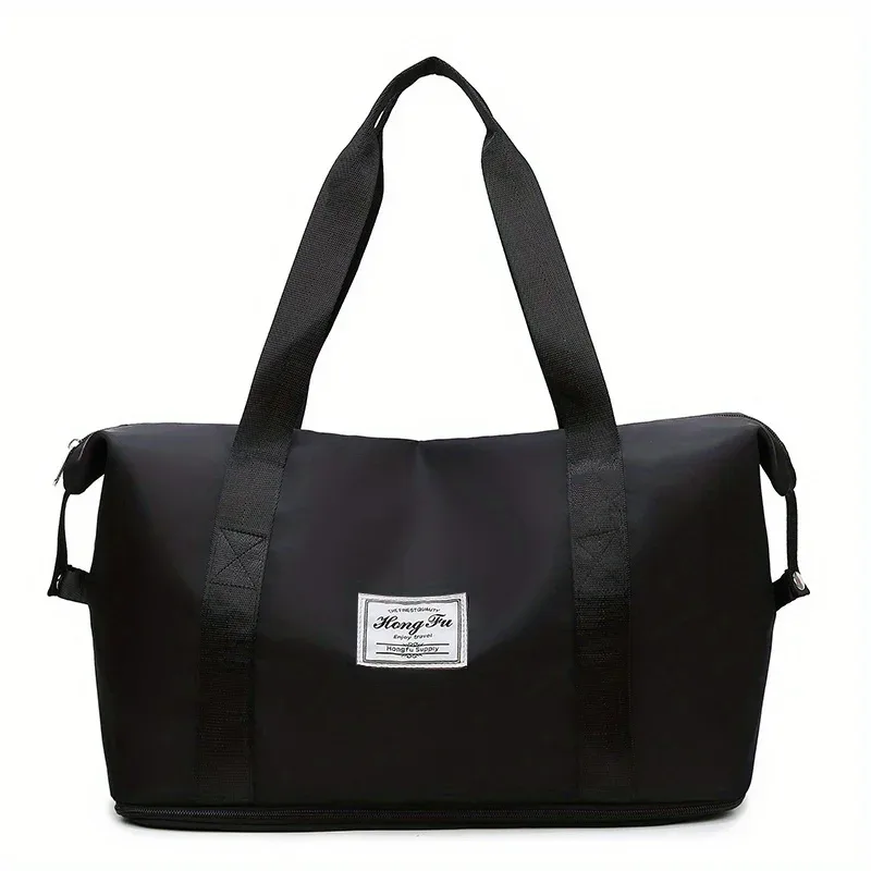 sac de sport et de voyage grande capacité pour femme en nylon, sac à main léger et polyvalent, style décontracté