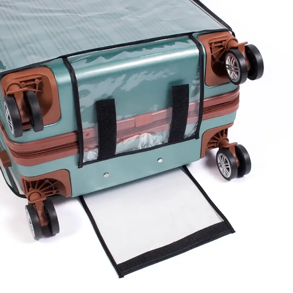 housse de bagage transparente anti-poussière en pvc 12/20/22/24/26/28/30 pouces, housses de rangement de bagages, housses de protection étanches pour valises