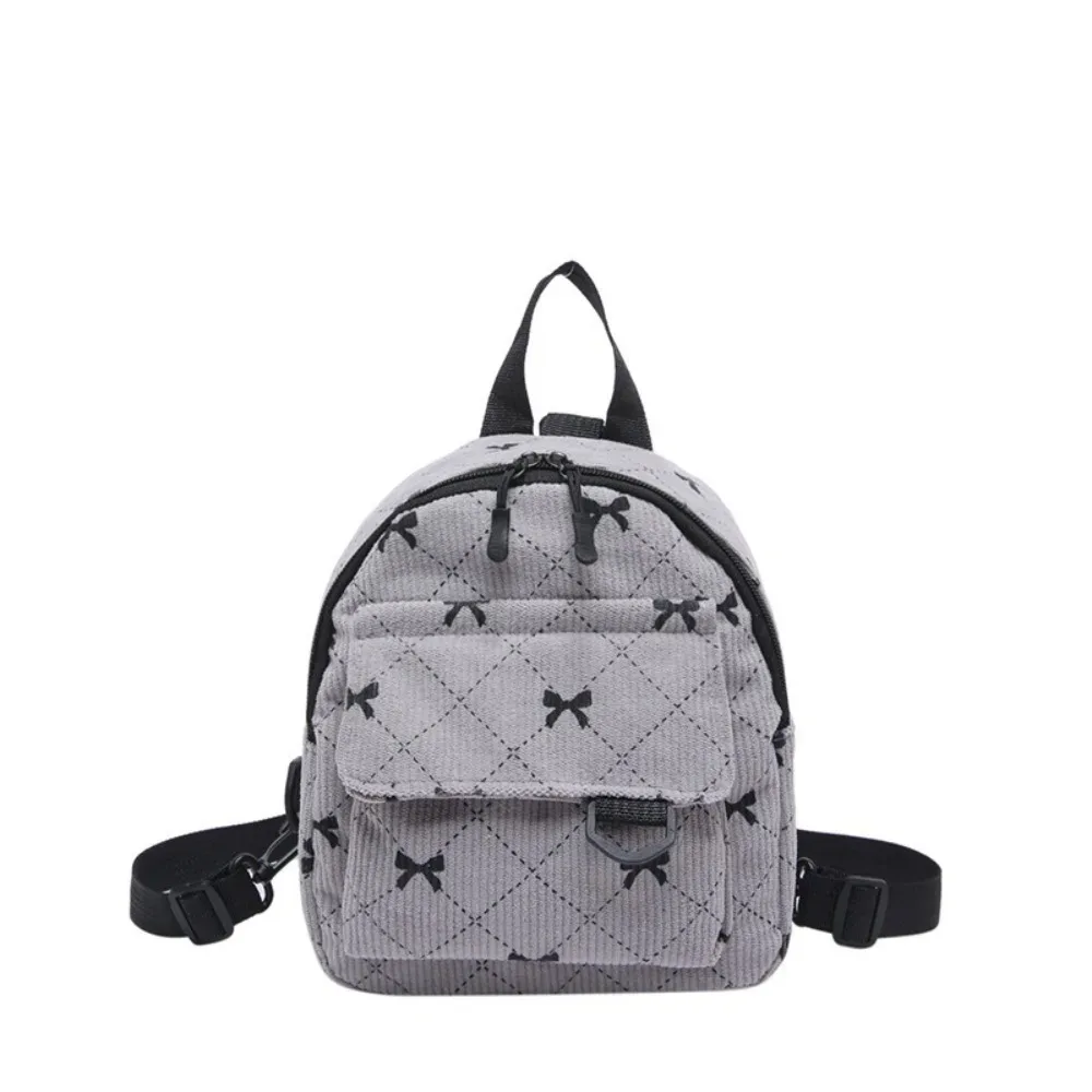 mini sac à dos imprimé bowvétérans t doux, sac initié, sac de rangement cosmétique de voyage, sacs à livres étudiants ins, sac à dos décontracté, version coréenne