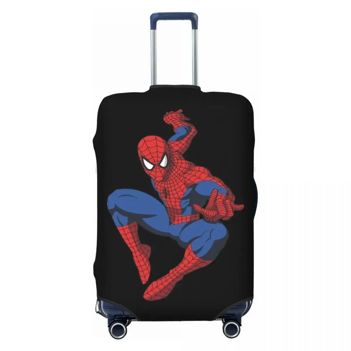 housse de protection pour bagages anti-poussière de 18 à 32 pouces, imprimé araignée, élastique, anti-rayures, lavable, durable, housse de protection pour voyage