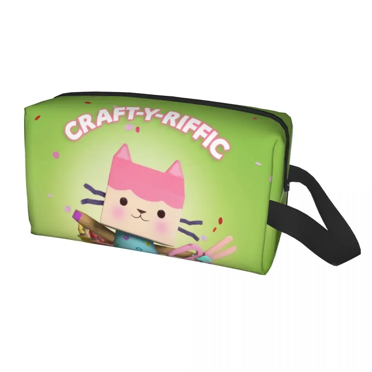 trousse de toilette de voyage pour maison de poupée gabbys, pour gabby cat pandy paws, organisateur de maquillage et de cosmétiques, kit de rangement de beauté dopp