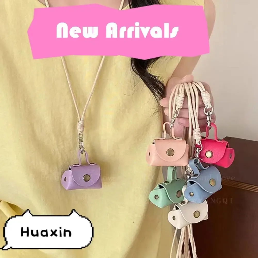 porte-monnaie en cuir pu tendance, mini sac de rangement multifonctionnel, petit cadeau décoratif, artisanat diy