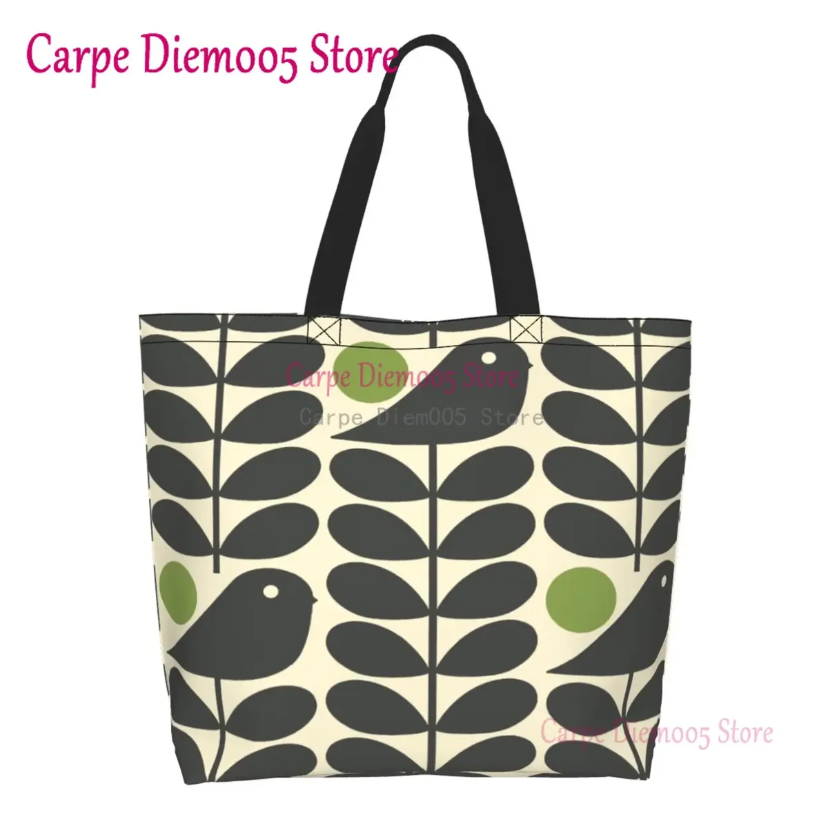 orla kiely sac fourre-tout grande capacité pour femme, sac d'épicerie pour femme, initié