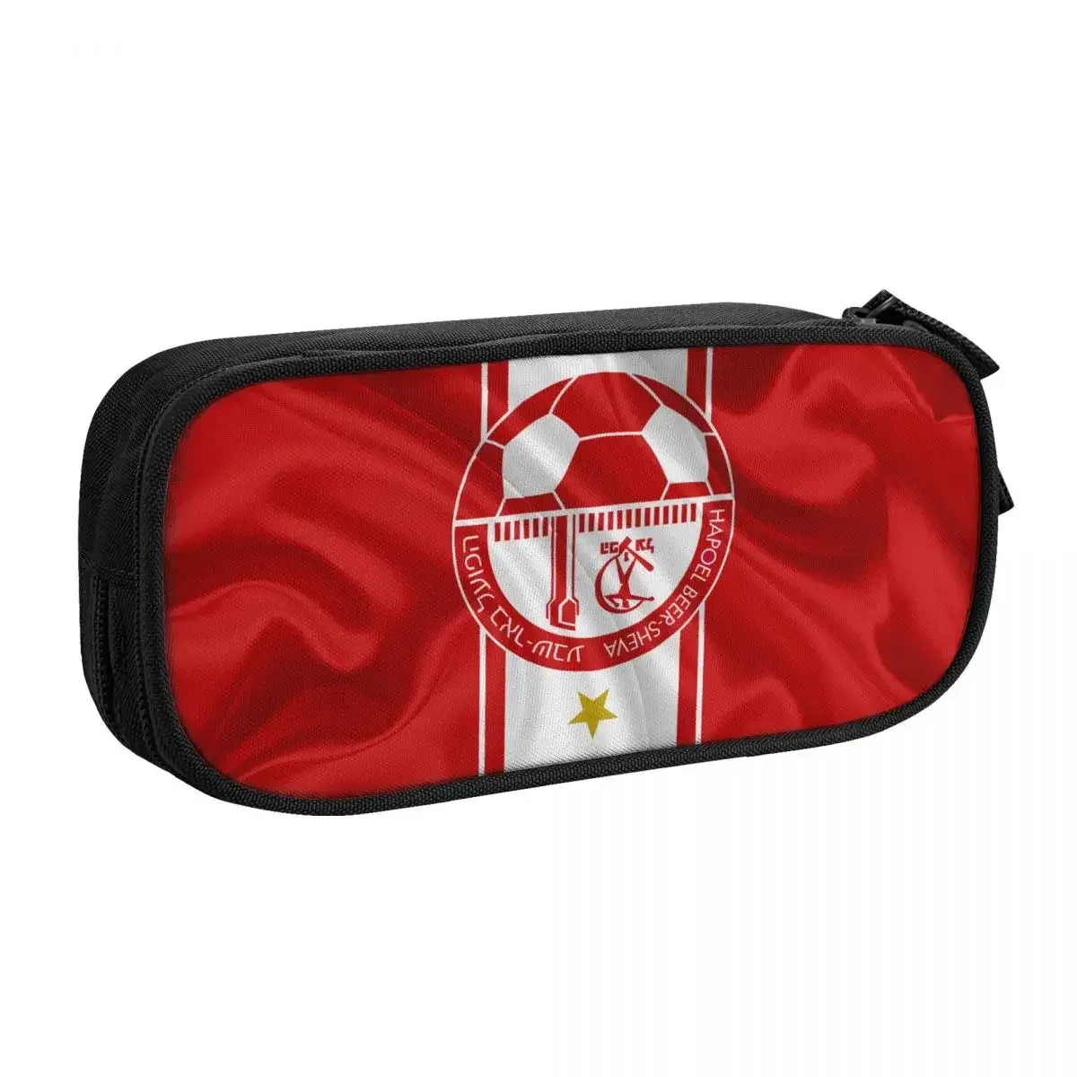 hapoel beer sheva big capacity pencil pen case office college school large storage bag pouch holder box organizer