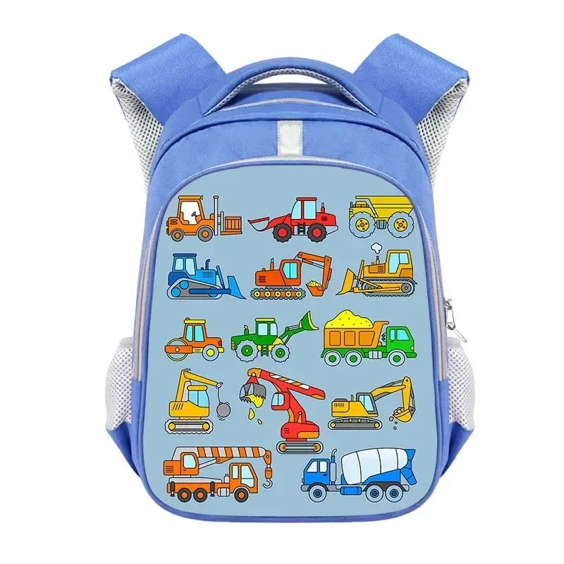sac à dos de jeu avec tracteur de ferme imprimé, sac d'école de dessin animé pour garçon et fille, sac à dos pour ordinateur portable