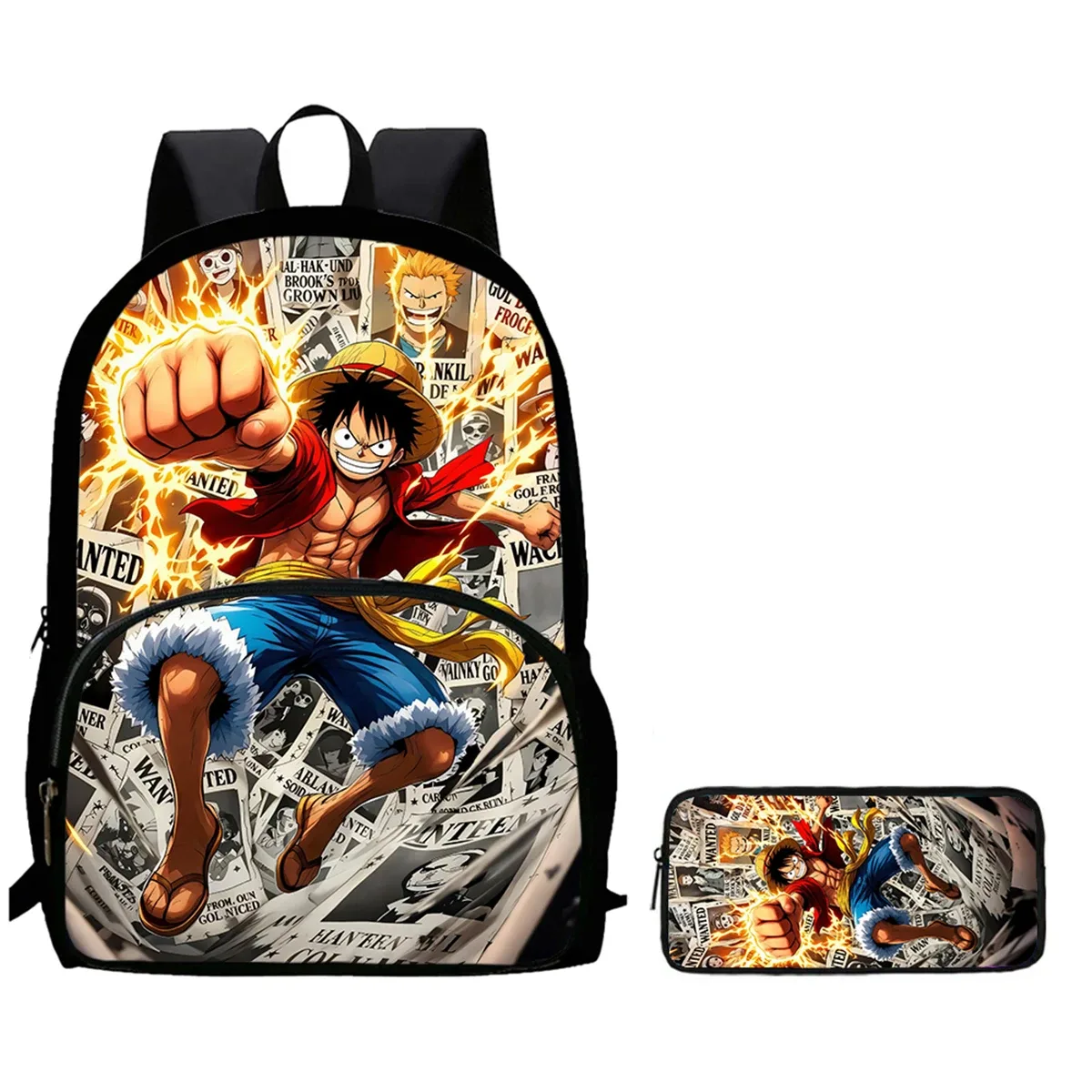 sac à dos scolaire léger 2-en-1 avec poche avant et trousse à crayons, sac à dos unisexe durable pour garçons et filles de 6 à 10 ans