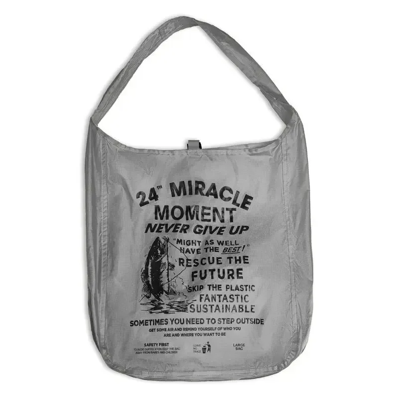 maden outdoor sacs de shopping ultra-légers sac de voyage pliable de grande capacité sac à main fourre-tout de shopping avec lettres imprimées pour les déplacements