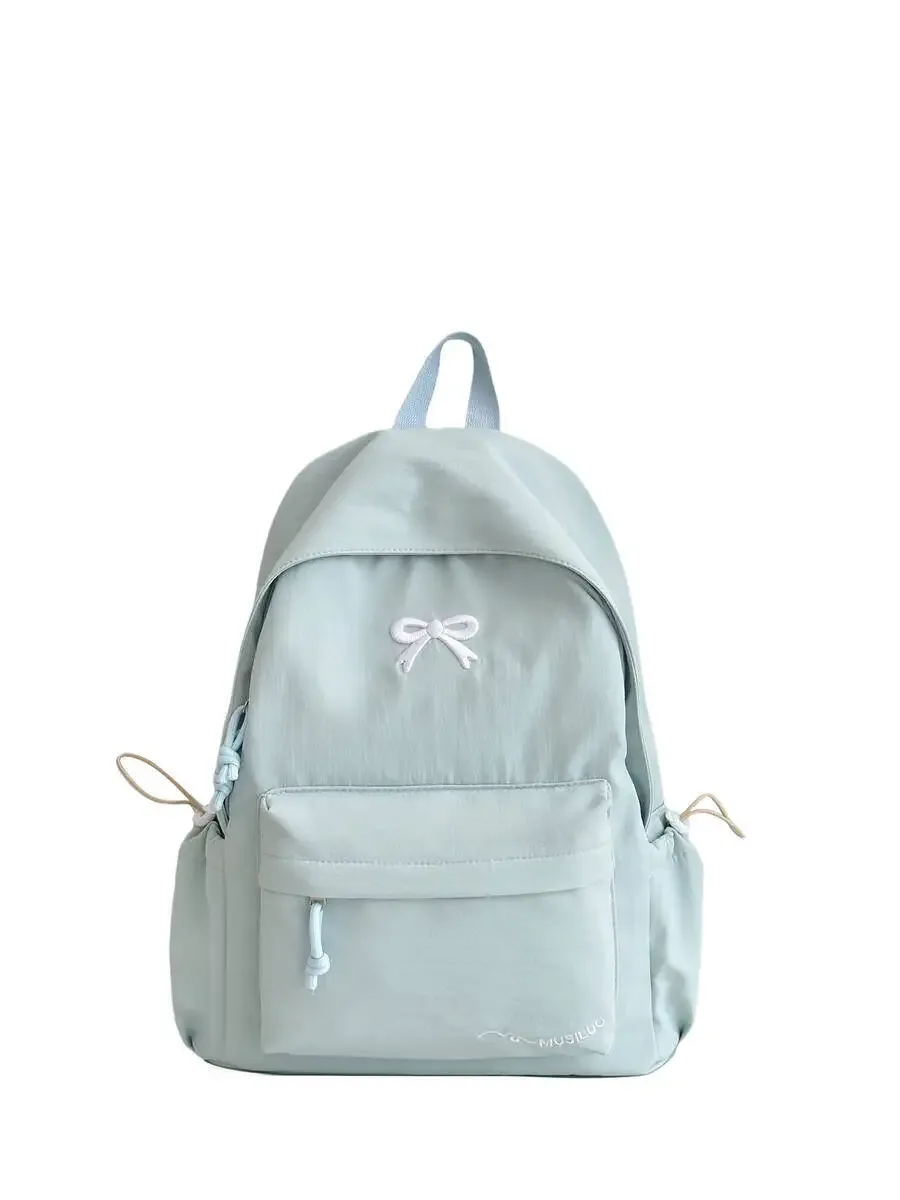 nouveau sac à dos brodé élégant style coréen japonais mignon sac d'école décontracté pour filles étudiants sac de voyage pour les déplacements quotidiens