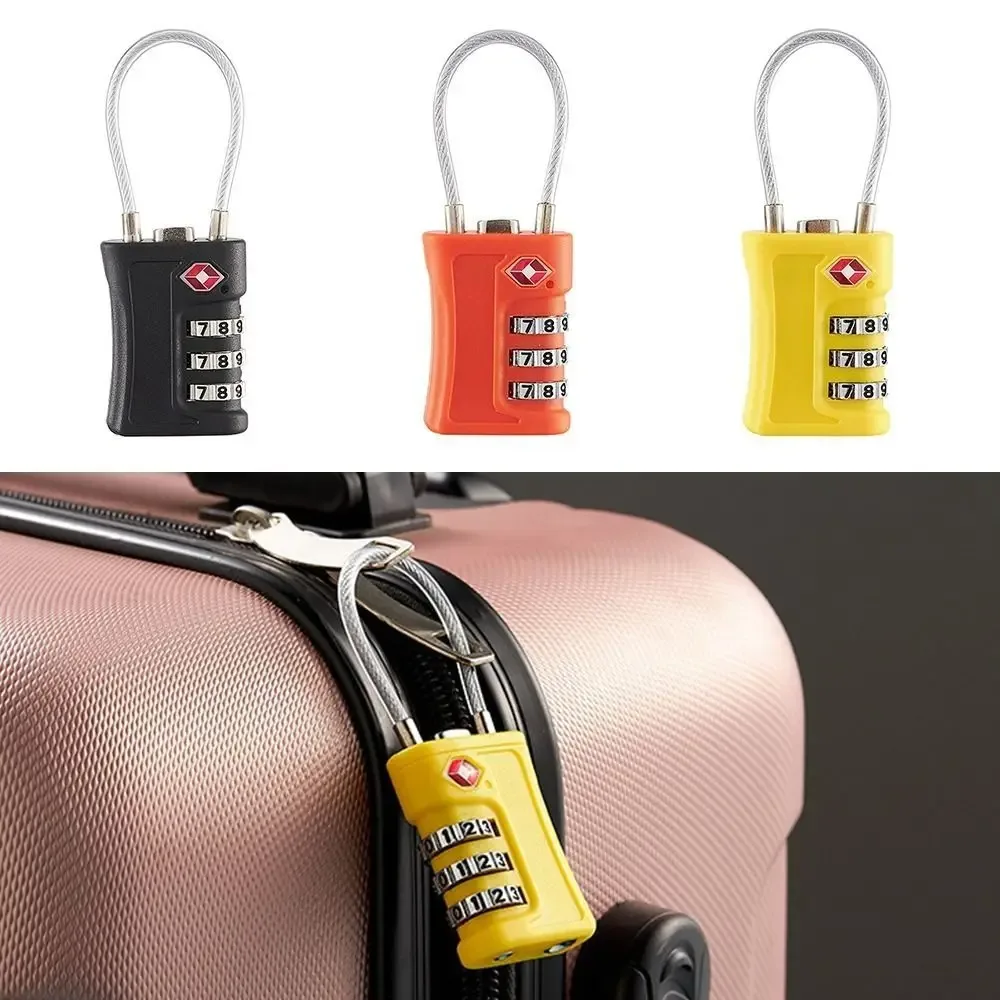 nouveau serrure à code douanier tsa pour bagages de voyage mot de passe serrure modifiable cadenas de concepti