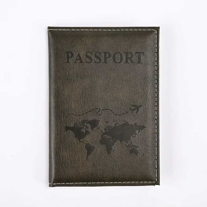 porte-passeport, couverture portefeuille, essentiels de voyage, étui à cartes en cuir pu, accessoires de voyage internationaux pour femmes/hommes