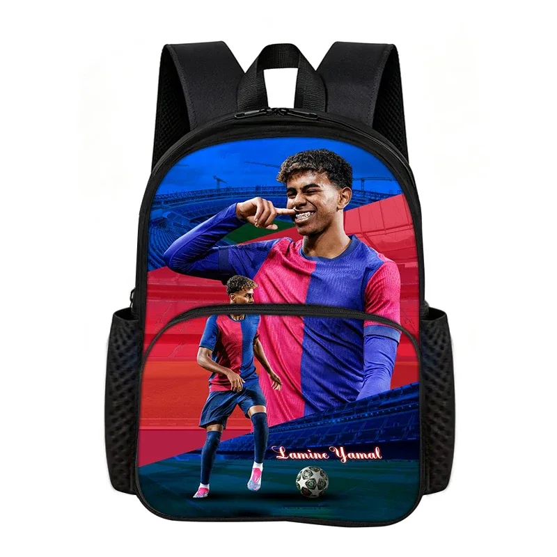 sac à dos d'école l-lamin yamal avec poche avant, idéal pour les fans de football, le meilleur cadeau pour les amateurs de sport