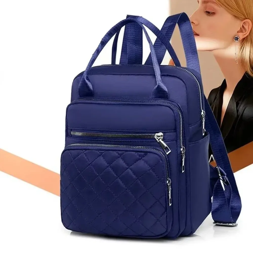 sacs à bandoulière imperméables durables, sac à dos oxford de grande capacité pour femmes, bretelles réglables, sac à dos de voyage léger