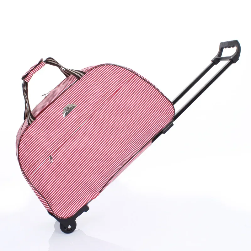 sacs à roulettes de voyage de grande capacité pour femmes et hommes, sac à roulettes oxford, valise à bagages roulante étanche, sac de voyage avec roulettes