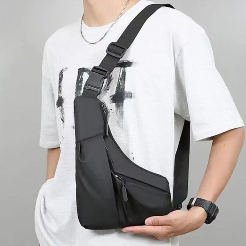 sac de poitrine polyvalent et décontracté pour hommes, option multicolore, sac à bandoulière pour les sorties quotidiennes