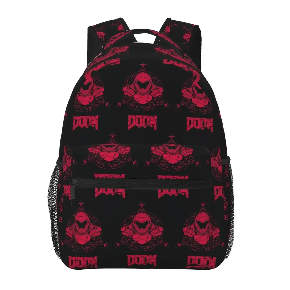 og doom slayer – sac à dos de jeu pour étudiants, sac d'école, sac à dos de randonnée, de voyage, pour garçons et filles, sac à livres à la mode, sacs à bandoulière