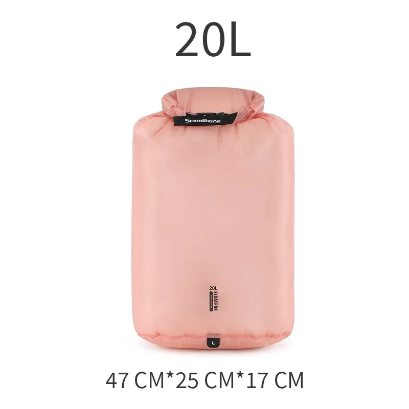 sac étanche ultraléger pu8000mm pour la natation, le camping, la randonnée, pochette de rangement, organisateur de bagages de voyage, sac à vêtements 9l 15l 20l