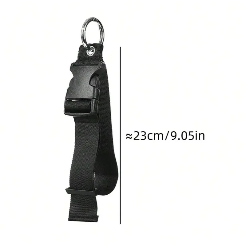 sangle de voyage à mousqueton pour bagages, support de sac élastique réglable pour valise, sangle portable auto-agrippante pour sac à main et sac à dos