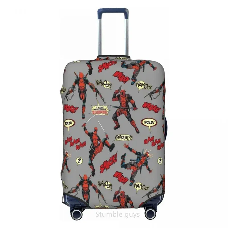 housse de valise élastique durable avec imprimé film pour bagages de 18 à 32 pouces, lavable, anti-poussière, anti-rayures, pour les voyages en avion et en voiture