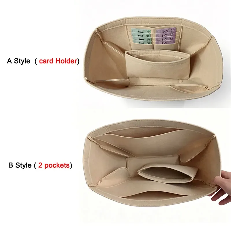 doublure d'insertion d'organisateur de sac adaptée pour mini fourre-tout cyme ou cyme, pochette de rangement de sac et sac à main de doublure intérieure d'organisation, garde le façonneur