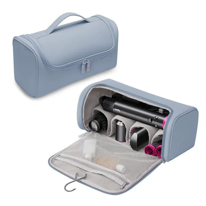 sac de rangement de voyage étanche pour fer à friser, trousse de maquillage, organiseur d'outils capillaires, grande capacité, sac portable pour accessoires dyson, usage domestique