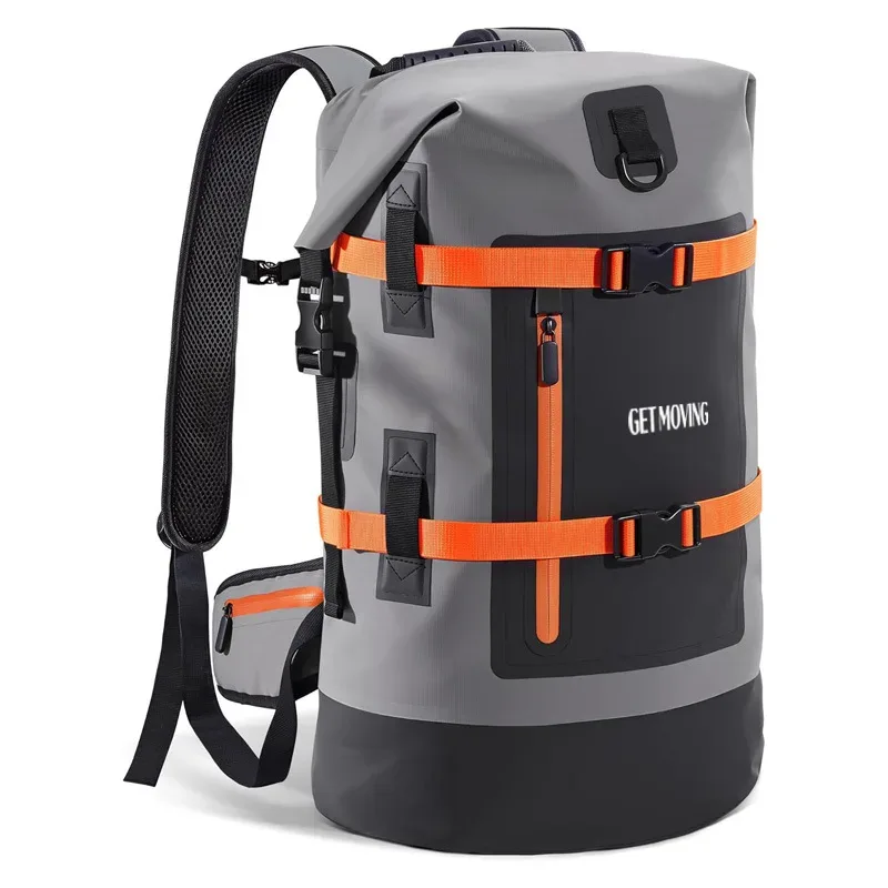 sac à dos imperméable d'extérieur 40l, résistant à l'usure, grande capacité, sac pour ordinateur portable, sac à dos de voyage décontracté, sac à dos d'escalade