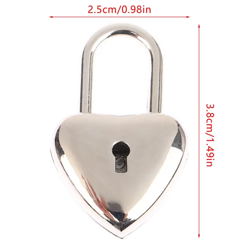 cadenas forme coeur métal rose voyage organisation sécurité clé durabilité accessoire protection collectible cadeau