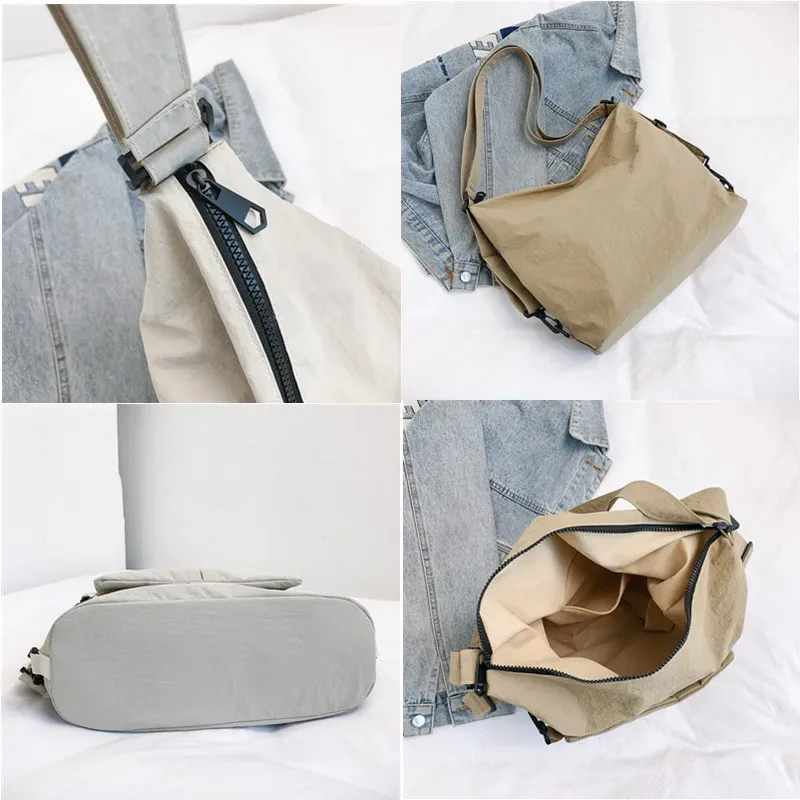 sac à bandoulière en nylon tendance, sac messager de grande capacité pour femmes, sac de voyage, sac à main, sac à dos avec bandoulière, sacs à bandoulière pour dames.