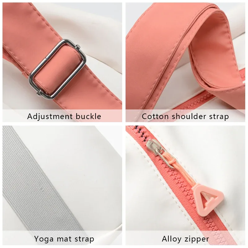 sac de yoga avec logo, séparation du support à sec, sac d'exercice, sac de natation, sac de voyage, impression personnalisée du nom, sac de fitness bricolage