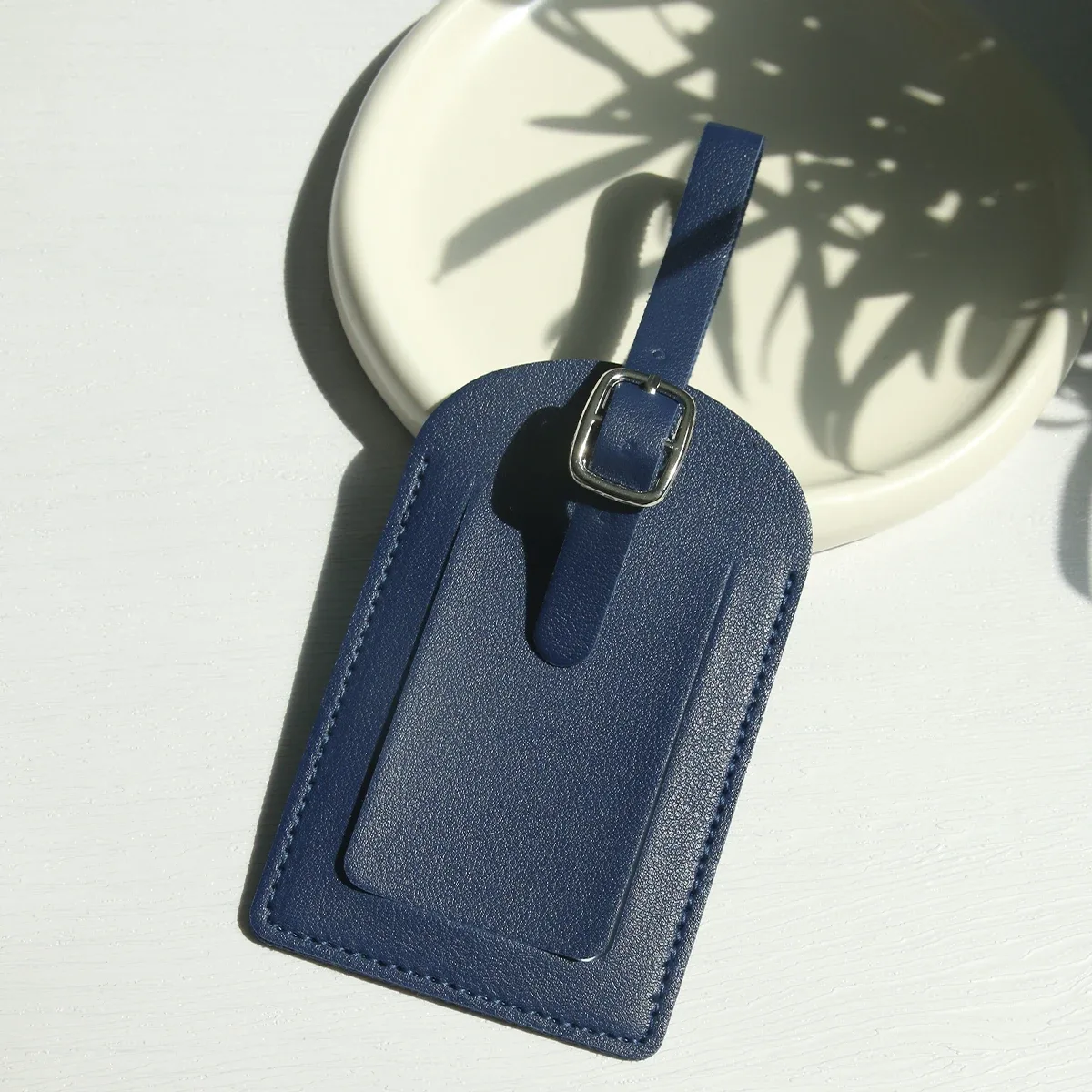 étiquettes de bagage en similicuir pour hommes et femmes, étiquettes de valise, étiquettes de sac fourre-tout, étiquettes d'identification avec couverture de confidentialité intégrale pour les voyages