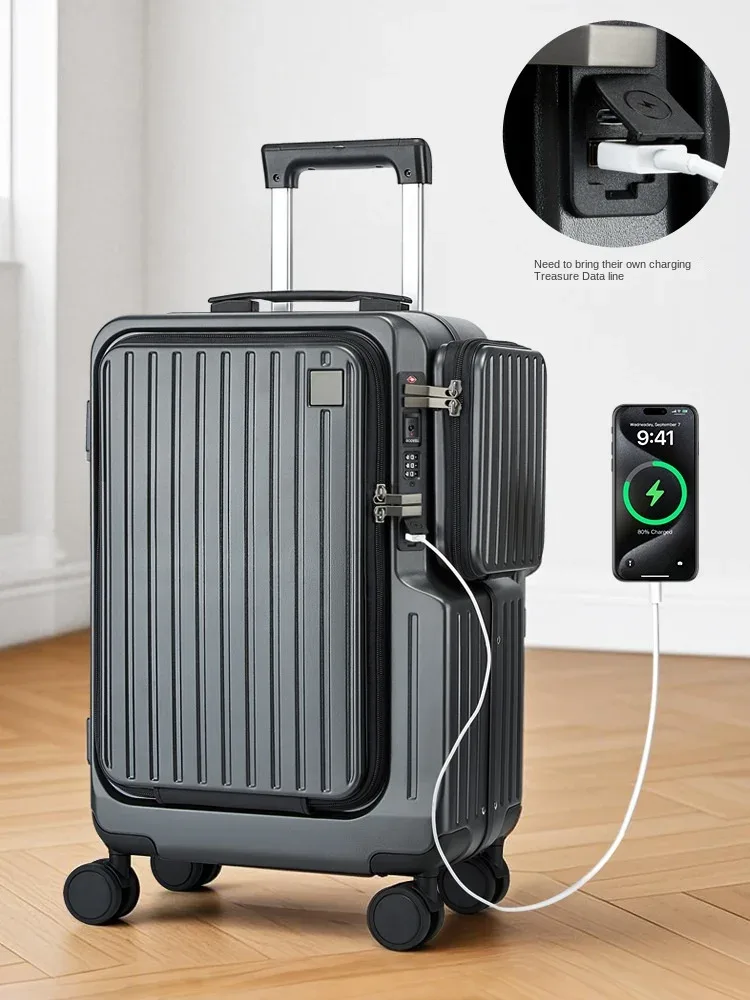 valise polyvalente roues toupies poignée supérieure compartiments intérieurs sac détachable noire grise voyage business week end