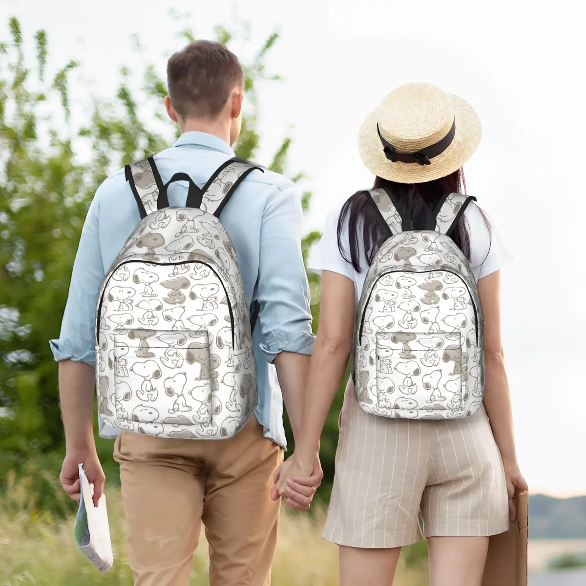 sac à dos de dessin animé s-dog-snoopies pour hommes et femmes, sac à dos décontracté pour étudiants, sac à dos de travail, sacs en toile pour ordinateur portable, sport