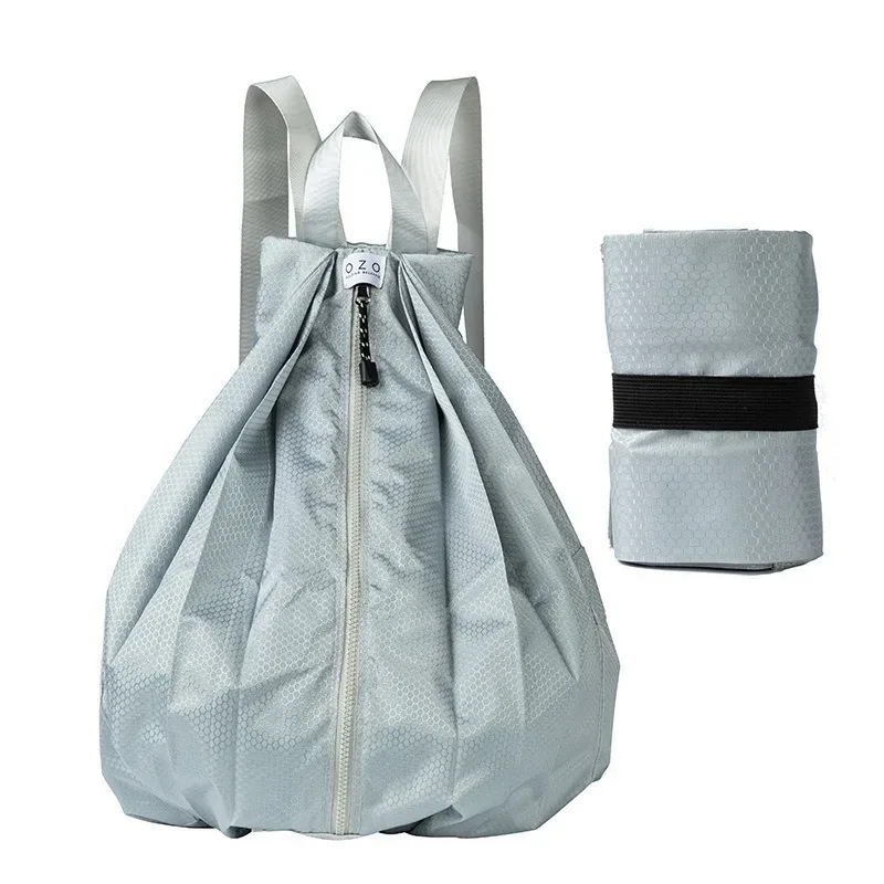 sac à dos pliable simple de grande capacité, pour voyages en plein air, pique-niques, camping, portable, épais, imperméable, sac à dos de sport pliable