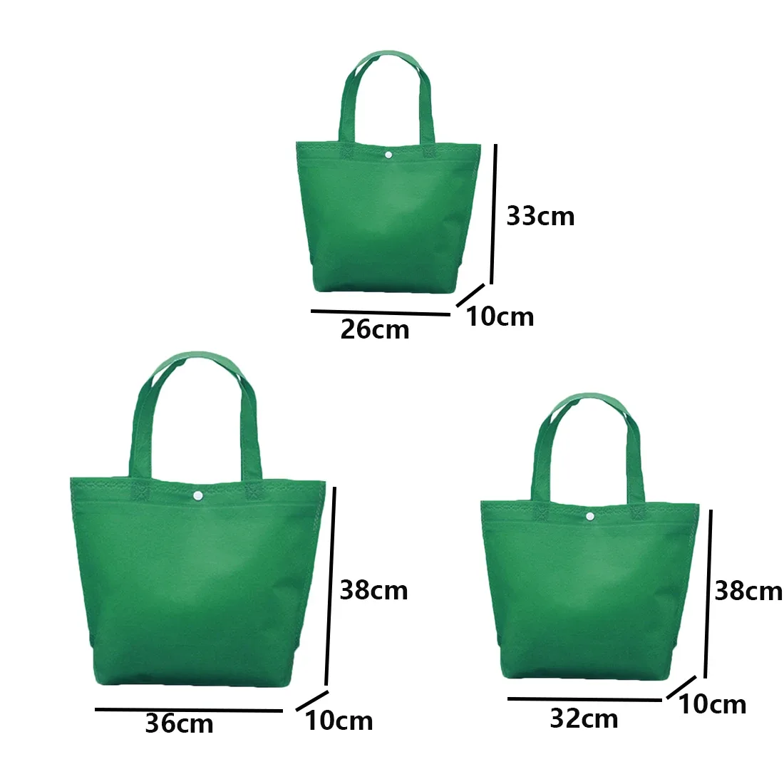 sac à main solide avec bouton pour femme, fourre-tout de grande capacité, sac d'épicerie, cadeau réutilisable, sacoche de rangement portable
