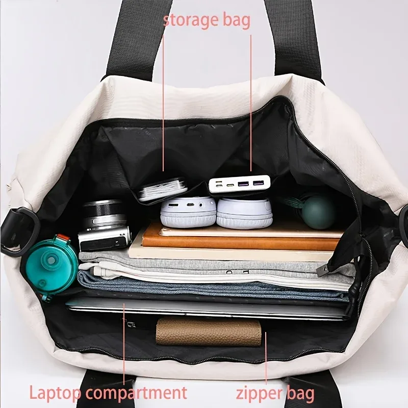 sacs à main de voyage pour femmes de grande capacité poches multiples sac à bandoulière de sport de voyage en nylon pour femmes bolsa mujer ж dön yisмка sac