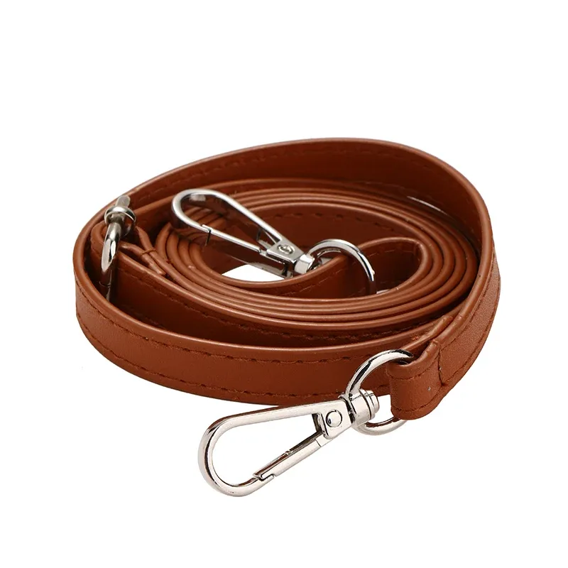 sangle de sac longue en cuir pu de 125cm, sangle de sac à bandoulière de 1.2cm de large, accessoires pour sacs à main, sangle de sac en pu de mode pour ceintures à bandoulière