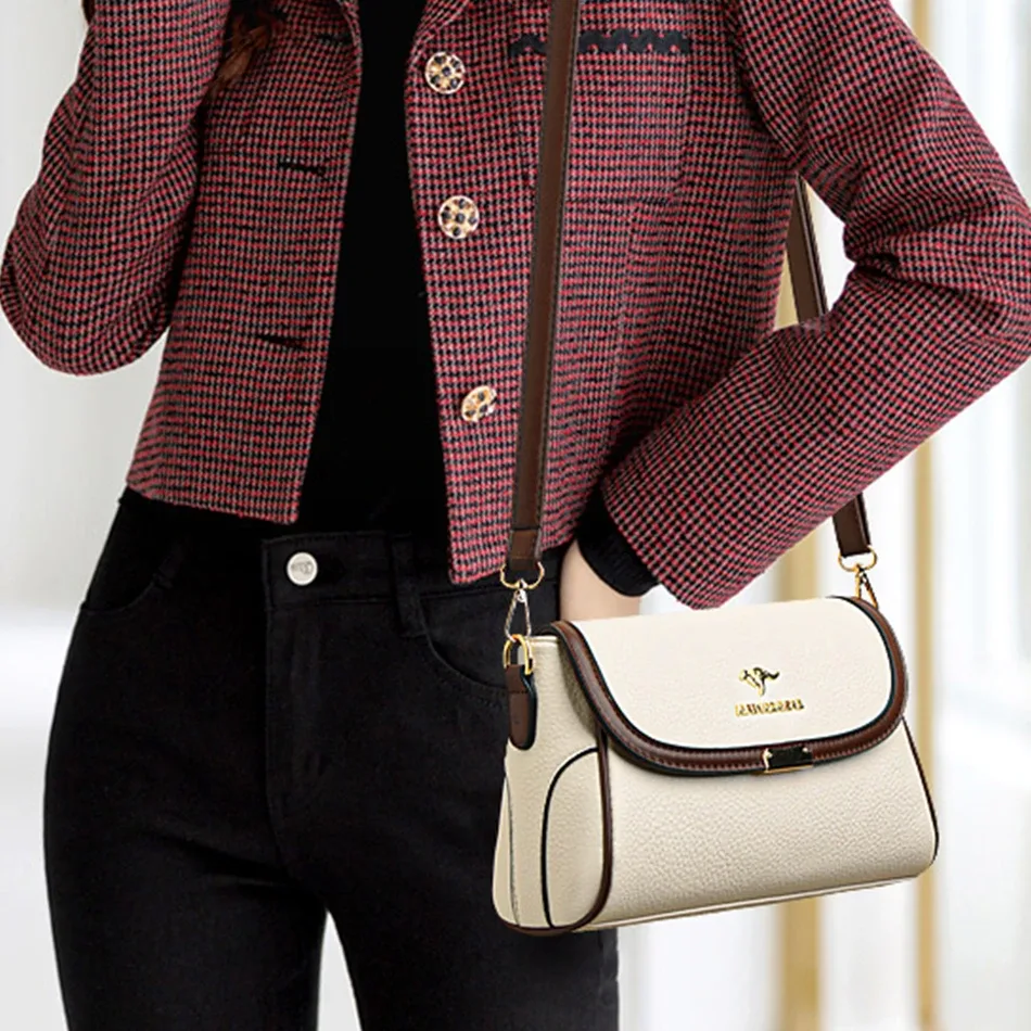 sac à bandoulière en cuir solide de bonne qualité pour femme, petits sacs à bandoulière de styliste, nouvelle collection 2024