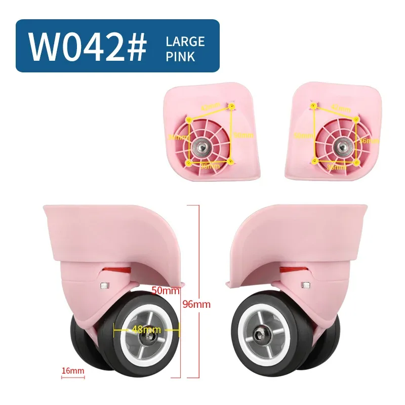 roue universelle bagages maquillage valise accessoires dans roues chariot mode valise accessoire roues roulantes réparation roulettes