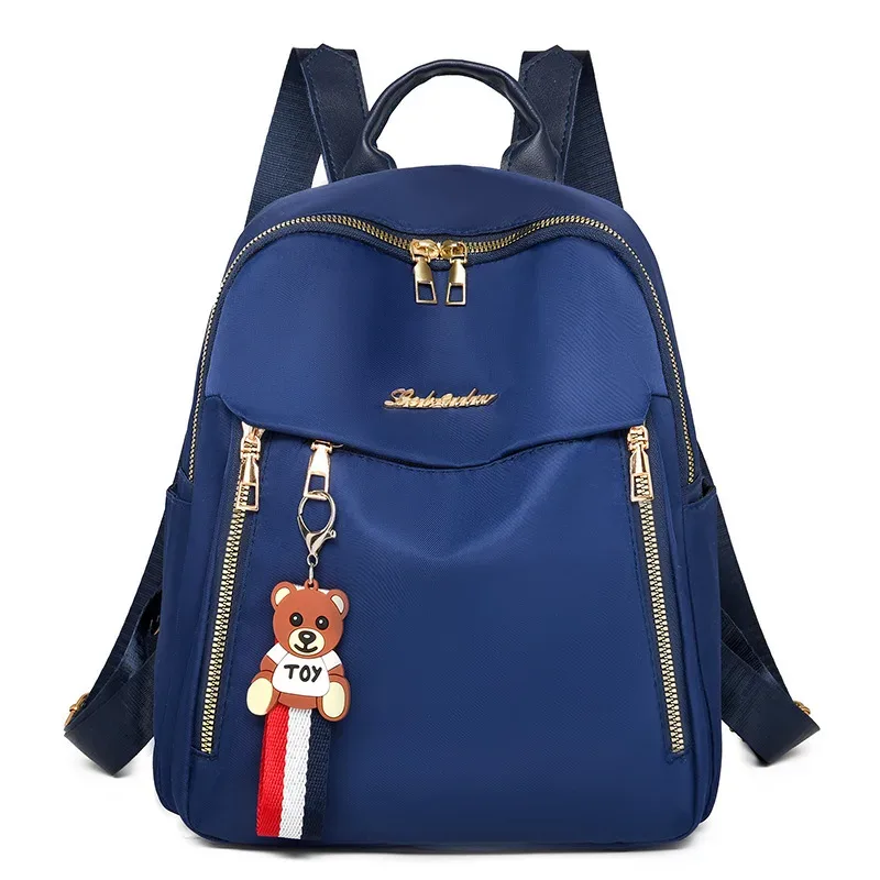nouveau sac à dos simple pour femmes, à la mode, polyvalent, décontracté, grande capacité, niche, double épaule, pour dames