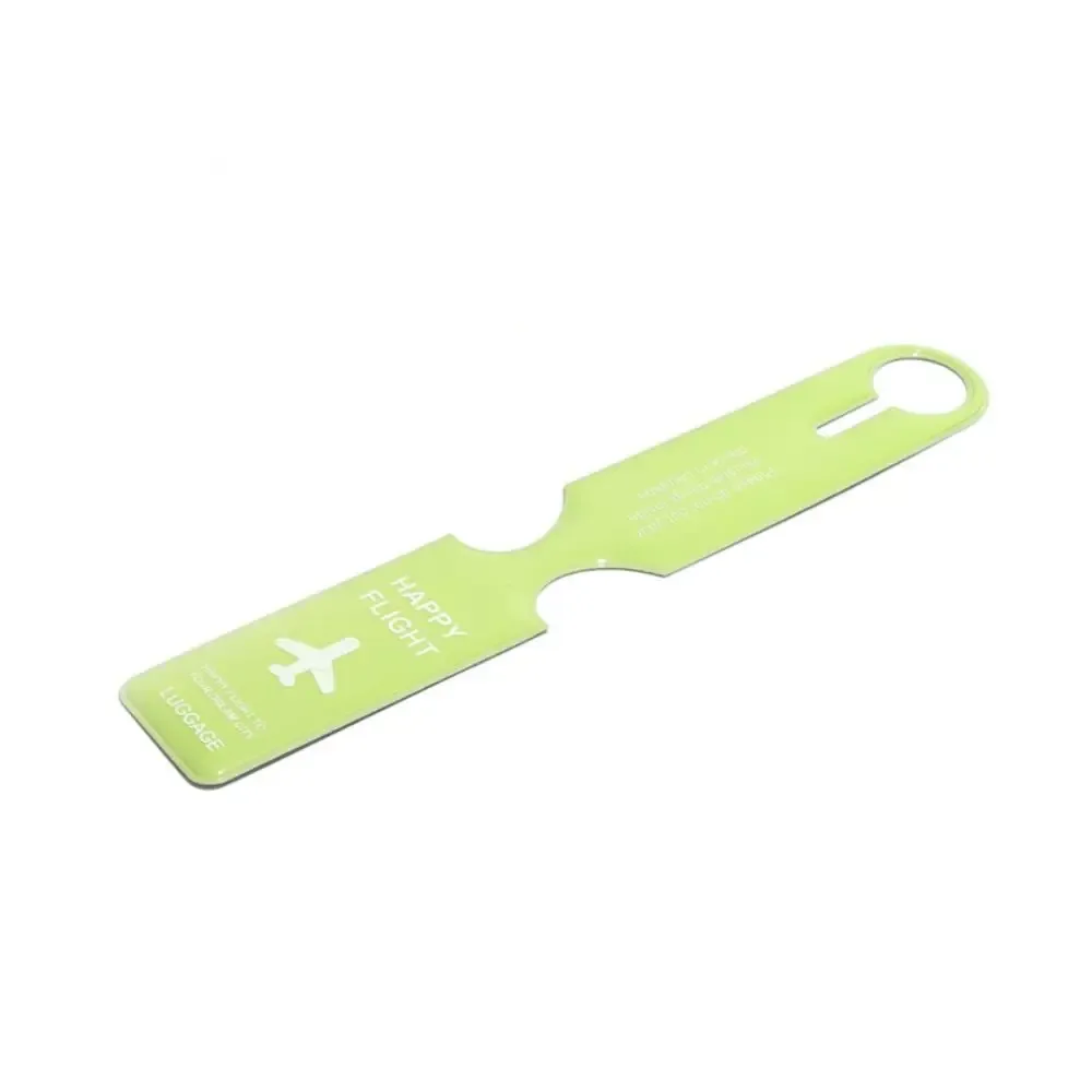 étiquette de bagage en pvc pour carte d'embarquement, étiquette nominative pour valise, carte d'information pour bagages d'avion