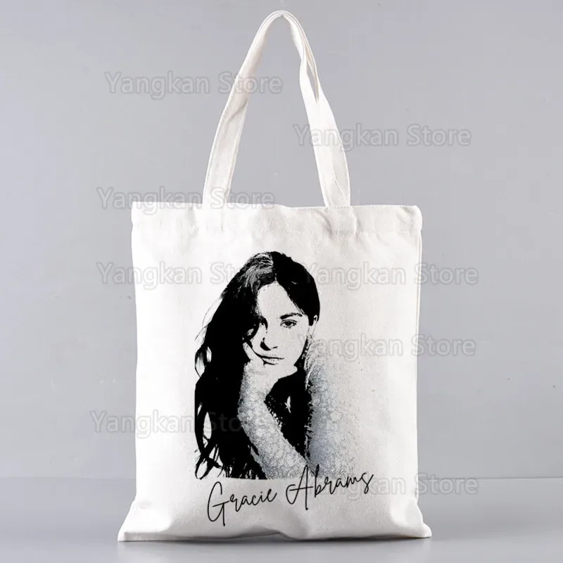 gracie abrams femmes toile sac fourre-tout eco sac à provisions grande capacité sac à bandoulière pour femmes femme pliable plage shopper sac