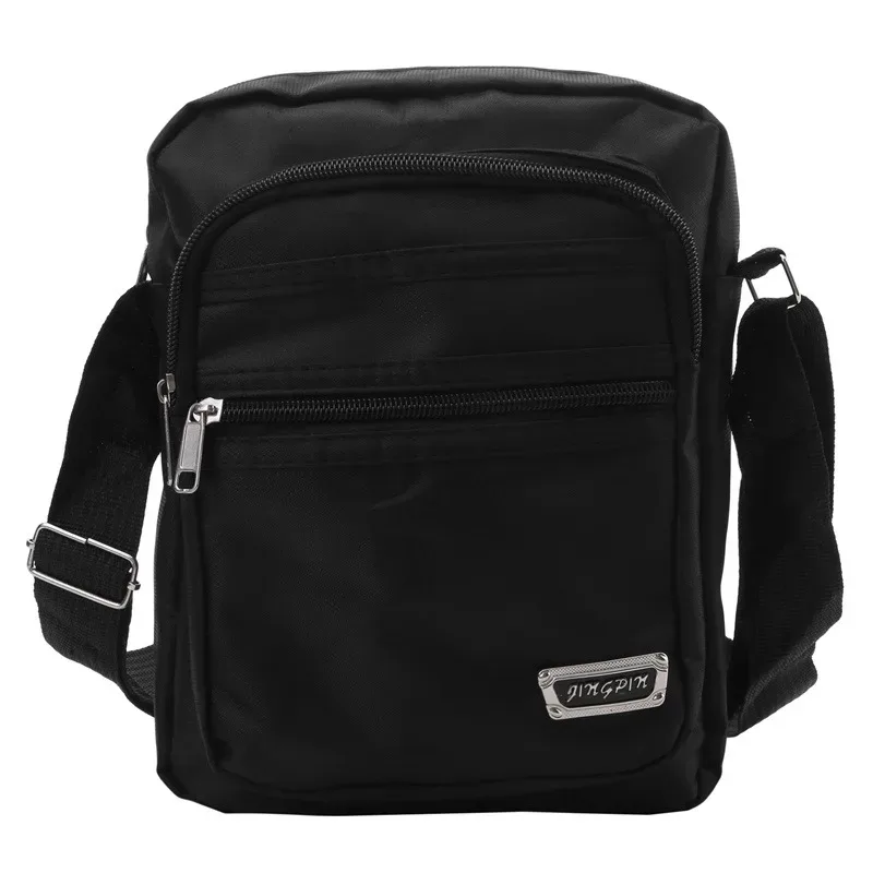sac à bandoulière en nylon pour hommes, sac à main portable de grande capacité pour loisirs d'affaires, multicouche étanche, sacs à bandoulière d'été pour hommes