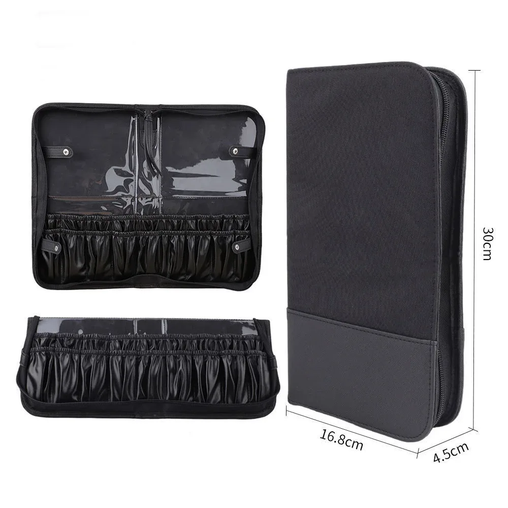 sac de rangement pour pinceaux de maquillage pliant, sac cosmétique debout de voyage professionnel, sac d'artiste uniquement, 30 pièces, 40 pièces