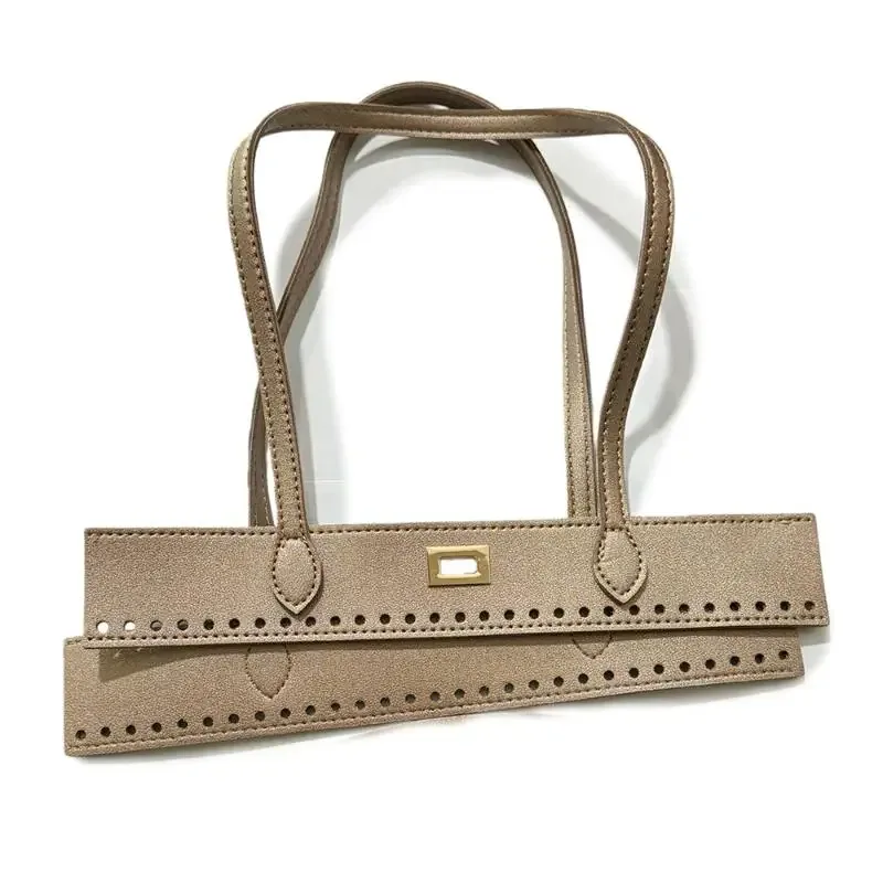 poignée de sac en cuir pu tressé pour remplacement diy, sangles de sac à main adaptées pour la confection de sacs à main et sacs fourre-tout