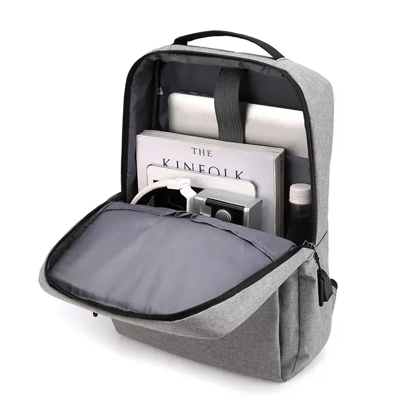 sac à dos avec port usb, sac à dos portable, modèle 15,6 pouces, idéal pour les loisirs, les affaires et les voyages, sac pour ordinateur portable.