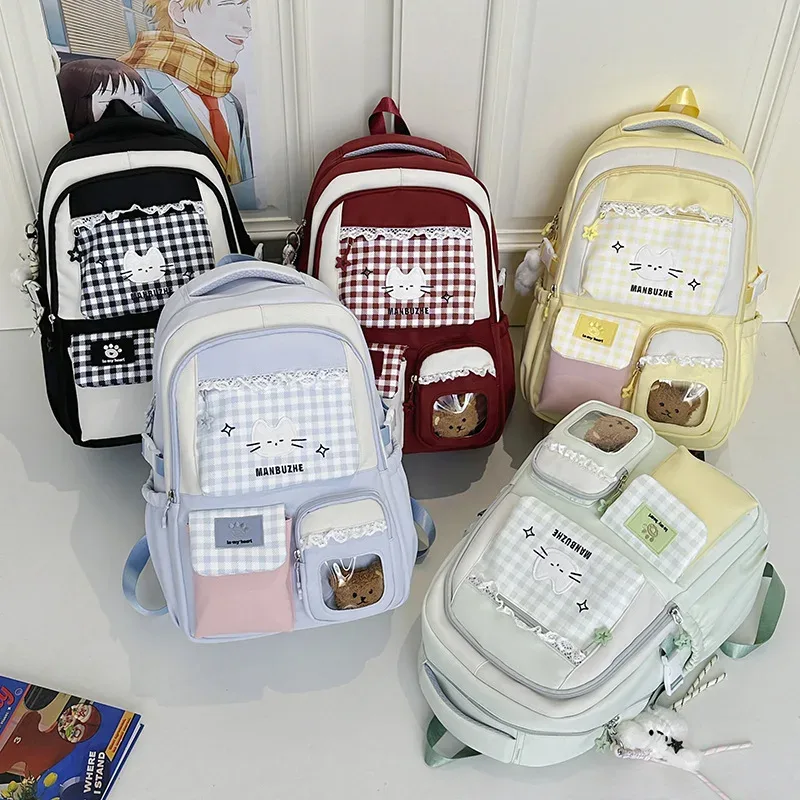sac à dos scolaire rose pour filles, adolescentes, femmes, enfants, filles, collégiennes, lycéennes, élèves, jeunes filles, enfants