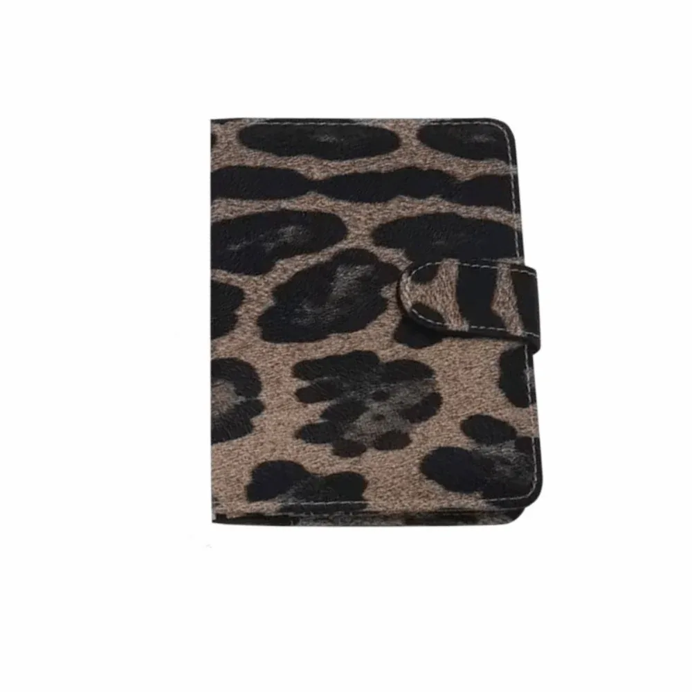 porte-passeport en pu, étanche, plusieurs fentes pour cartes, housse pour passeport, sacs de protection pour billets léopard marron, accessoires de voyage