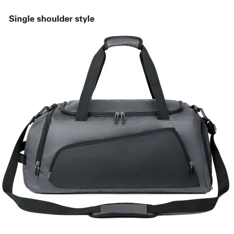 sac de sport personnalisé avec logo, sacs de fitness étanches pour vêtements secs et humides, sac à bandoulière pour la natation, sac de voyage et de sport en plein air avec logo personnalisable.